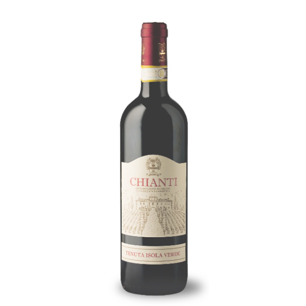 Bottiglia di vino Chianti DOCG - Tenuta Isola Verde - Cerreto Guidi - Firenze - Toscana