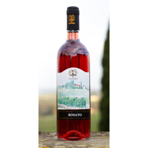 bottiglia vino rosato - tenuta isola verde - Cerreto Guidi - Firenze - Toscana